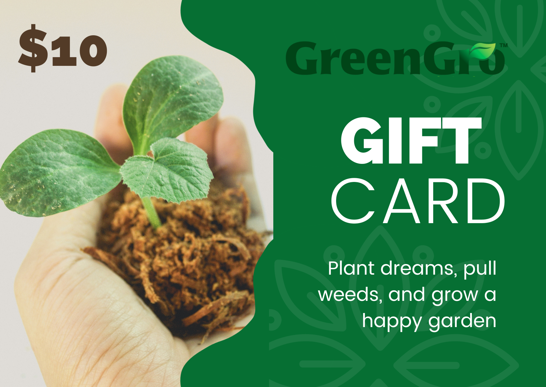 GreenGro's Gift Card