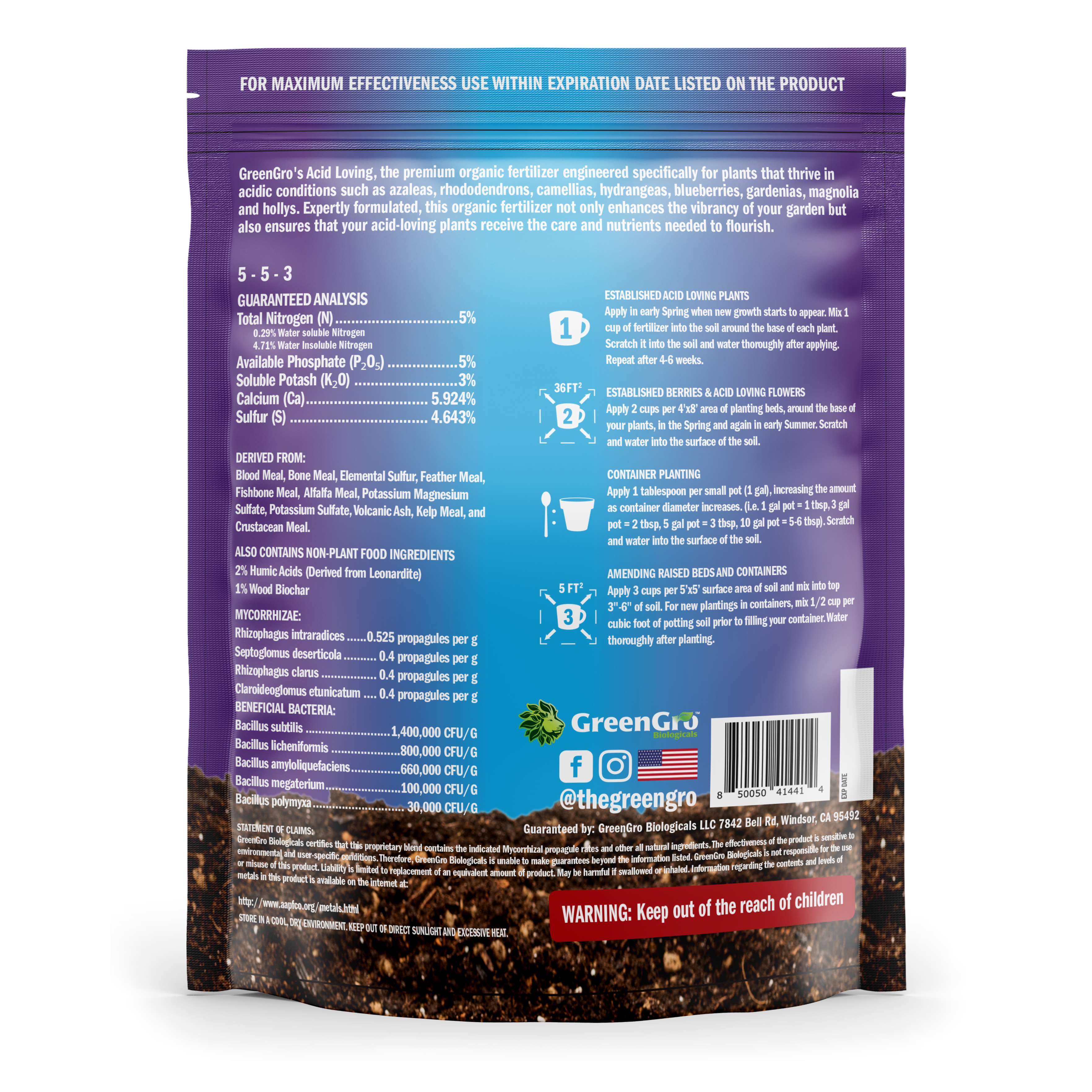 Acid-Loving Fertilizer