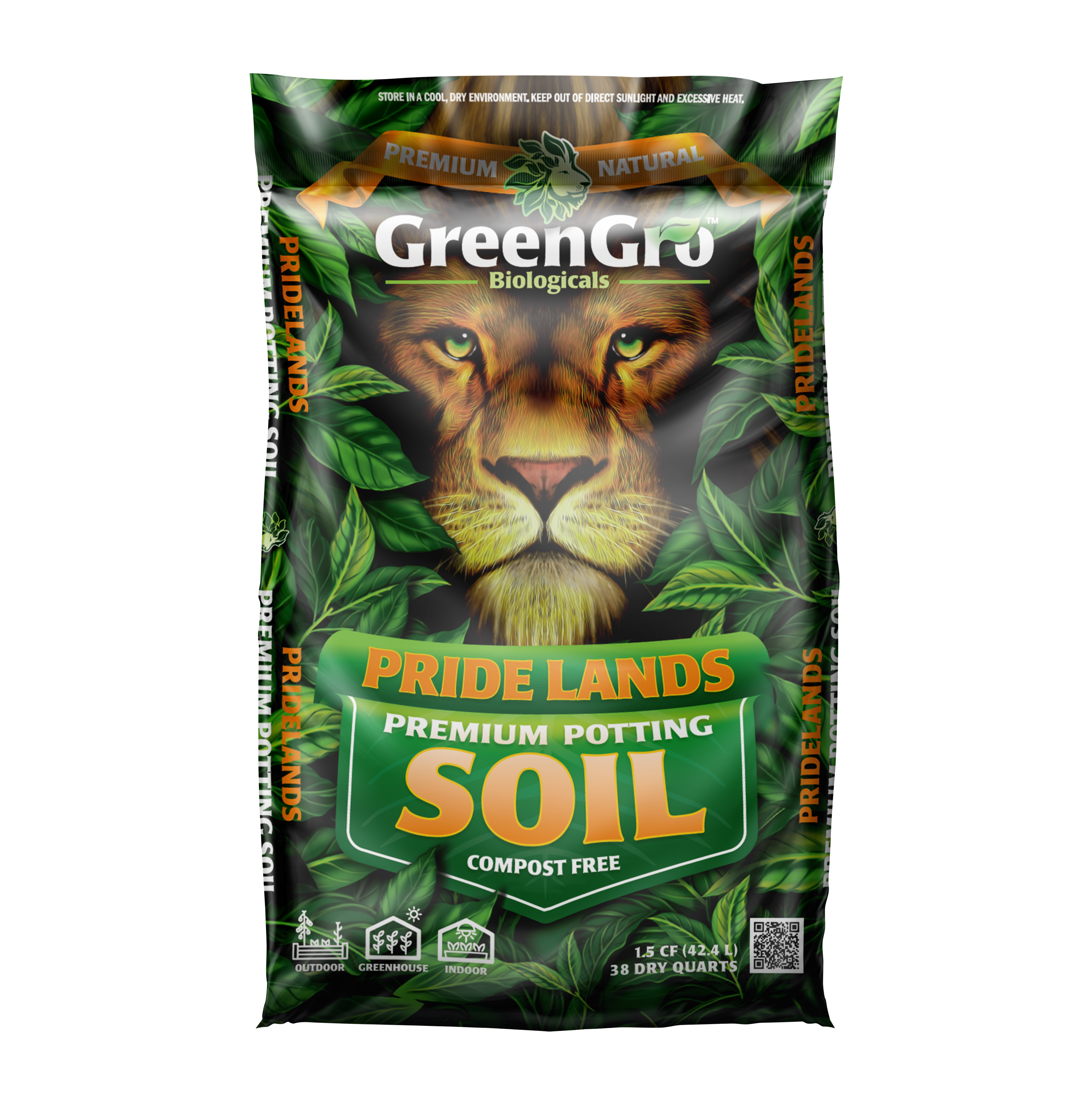 Pride Lands Premium Potting Soil 1.5cf Bag – GreenGro Biologicals