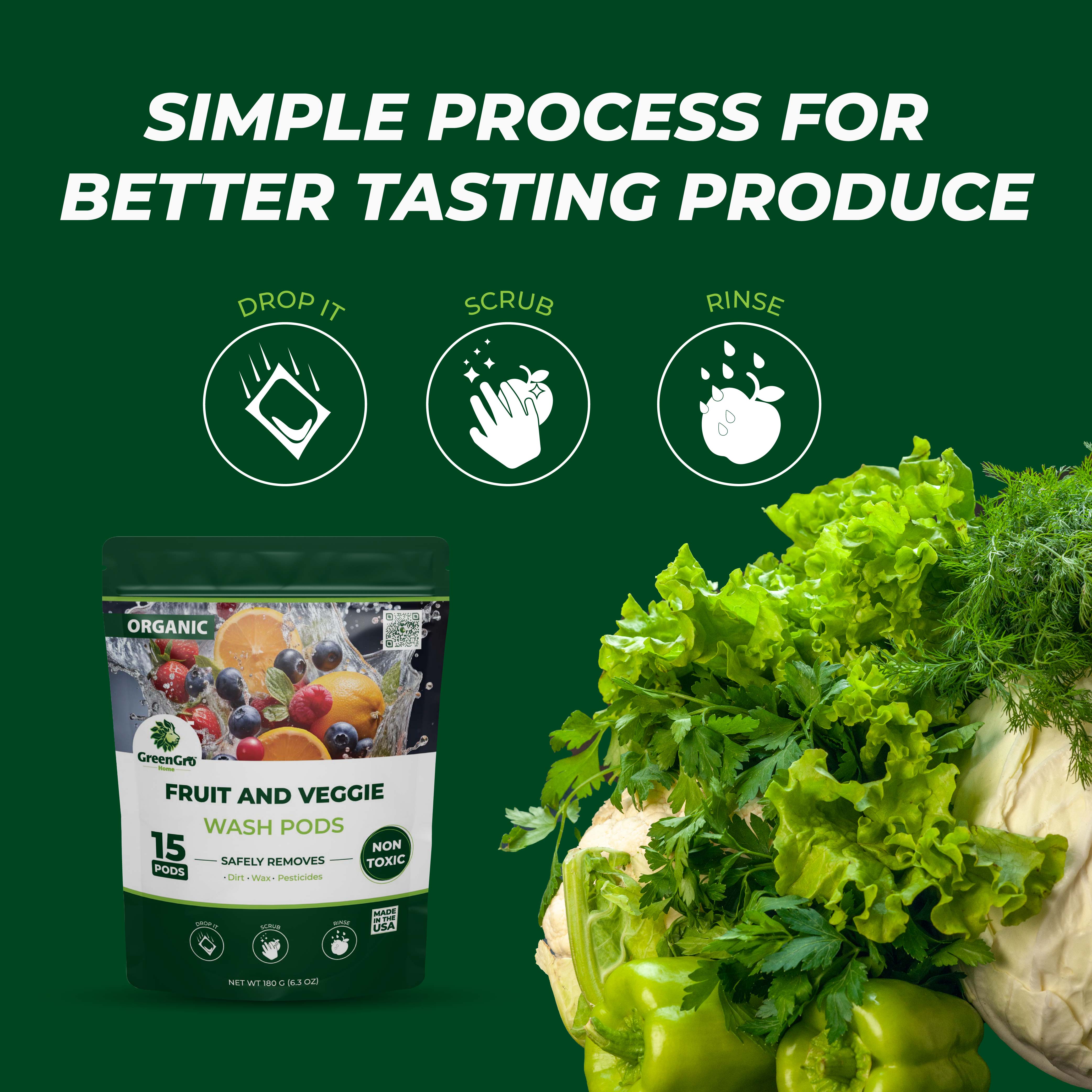 Fruit & Veggie Wash Pods