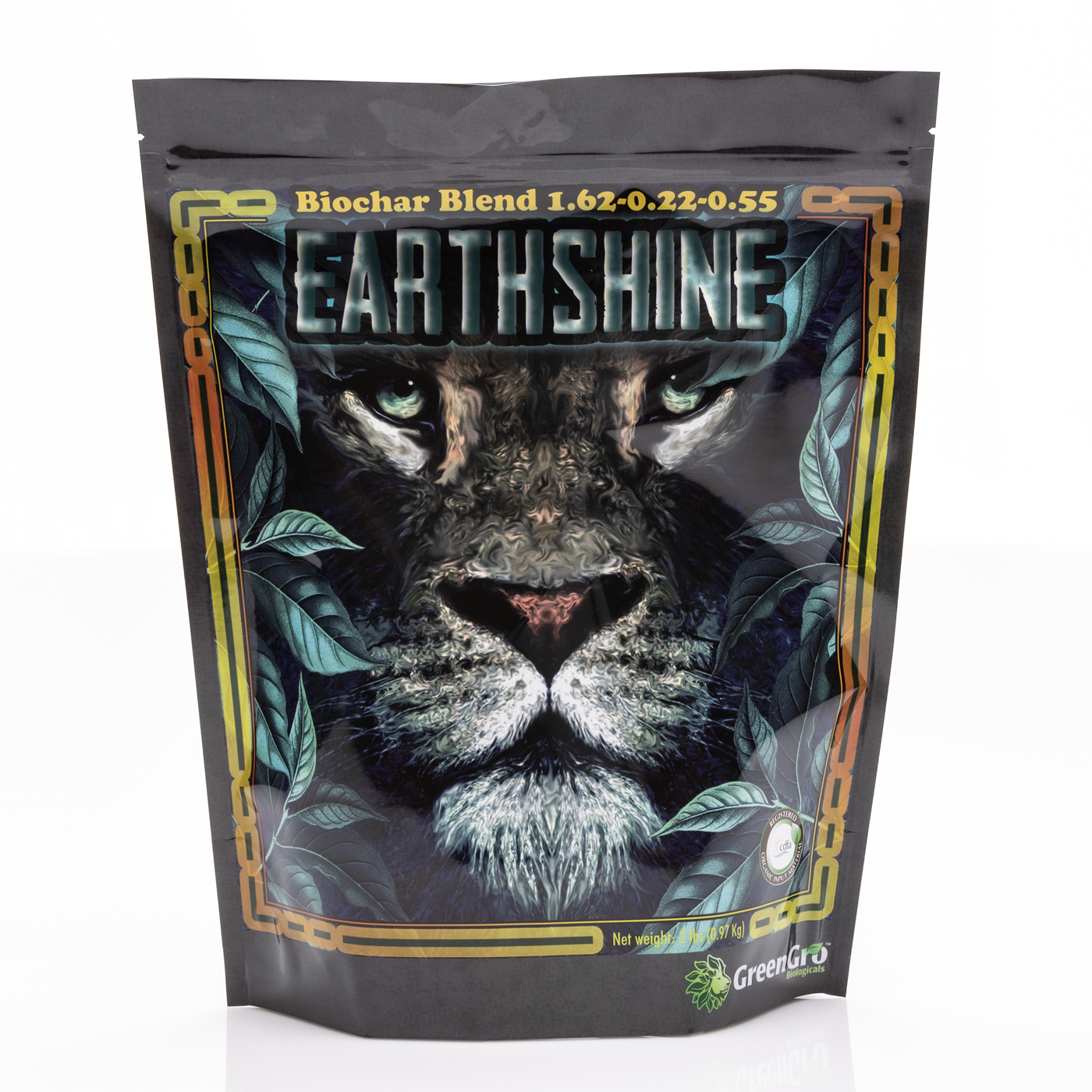 GreenGro Earthshine - Biochar & Humic Acid Blend/Activated Charcoal/Sequesters Carbon/Organic Soil Booster, Top Soil, Plant Food/Compost Tea Accelerator/Derived from Worm Castings