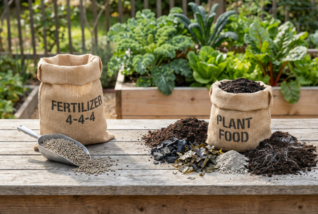 Is Plant Food the Same as Fertilizer?