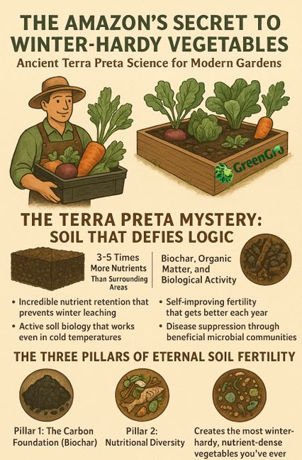 The Amazon's Secret to Winter-Hardy Vegetables: Ancient Terra Preta Science for Modern Gardens