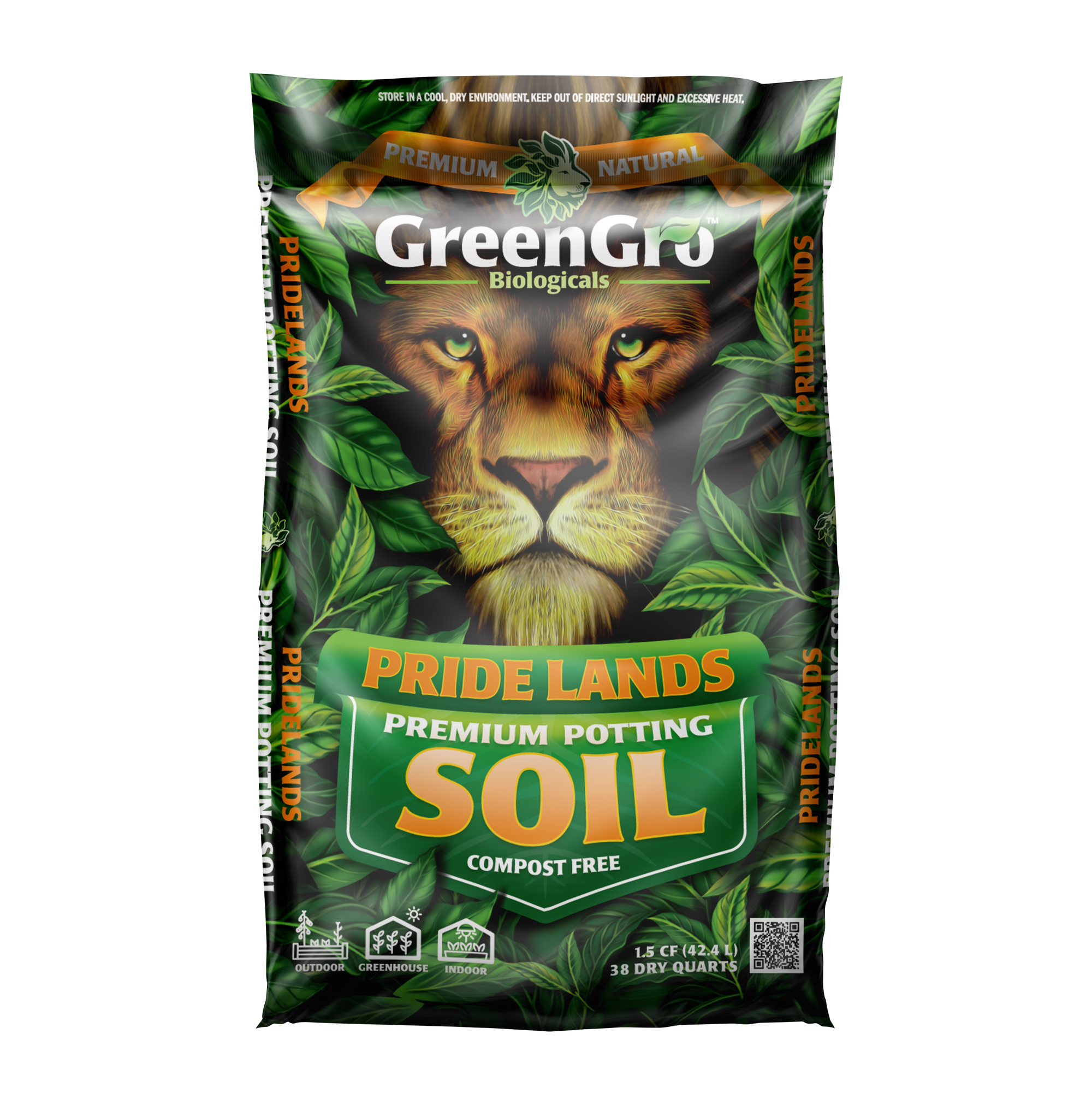 Pride Lands Premium Potting Soil 1.5cf Bag