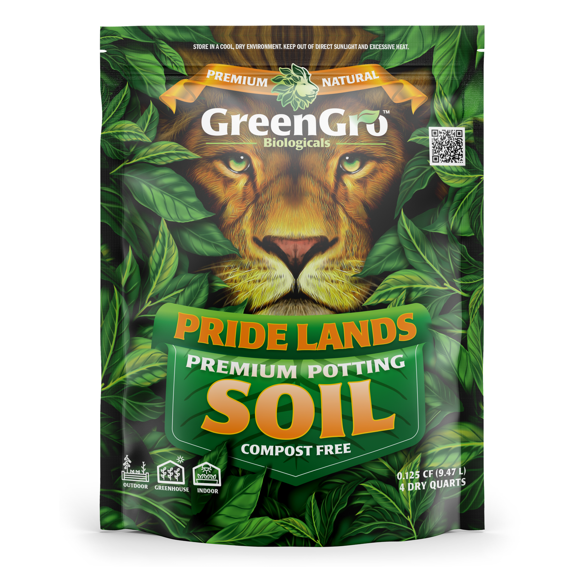 Pride Lands Premium Potting Soil 4qt