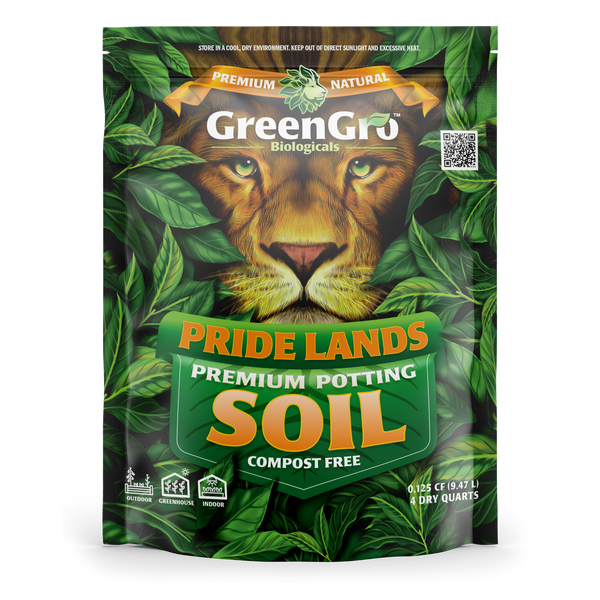 Pride Lands Premium Potting Soil 4qt – GreenGro Biologicals
