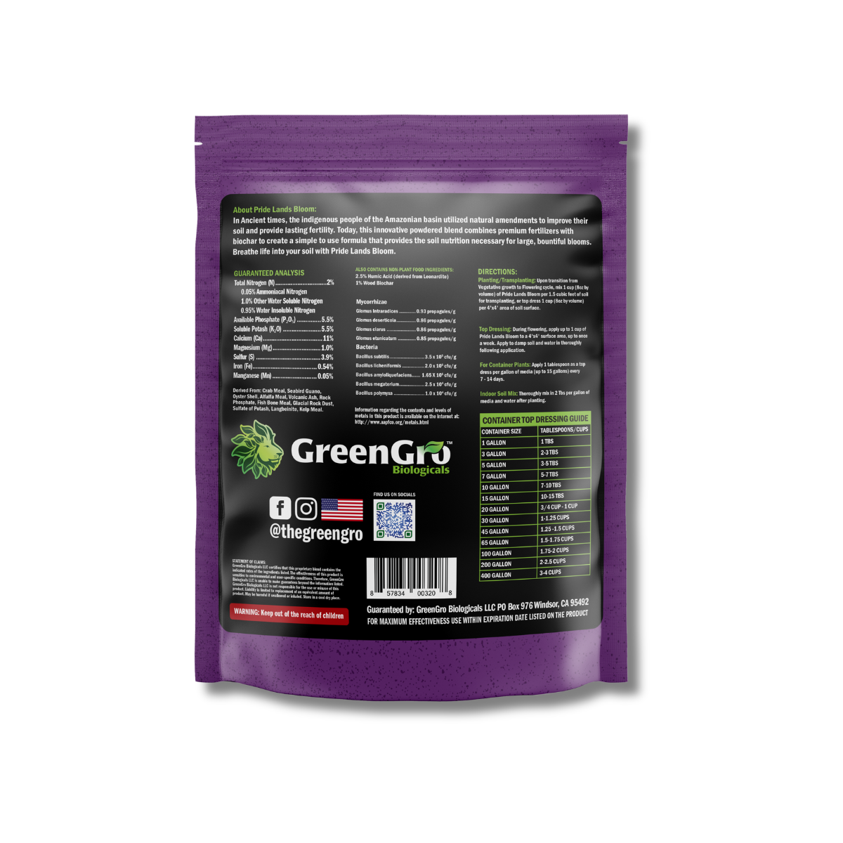 GreenGro Hybrid Bloom - Water-Soluble Flowering Fertilizer