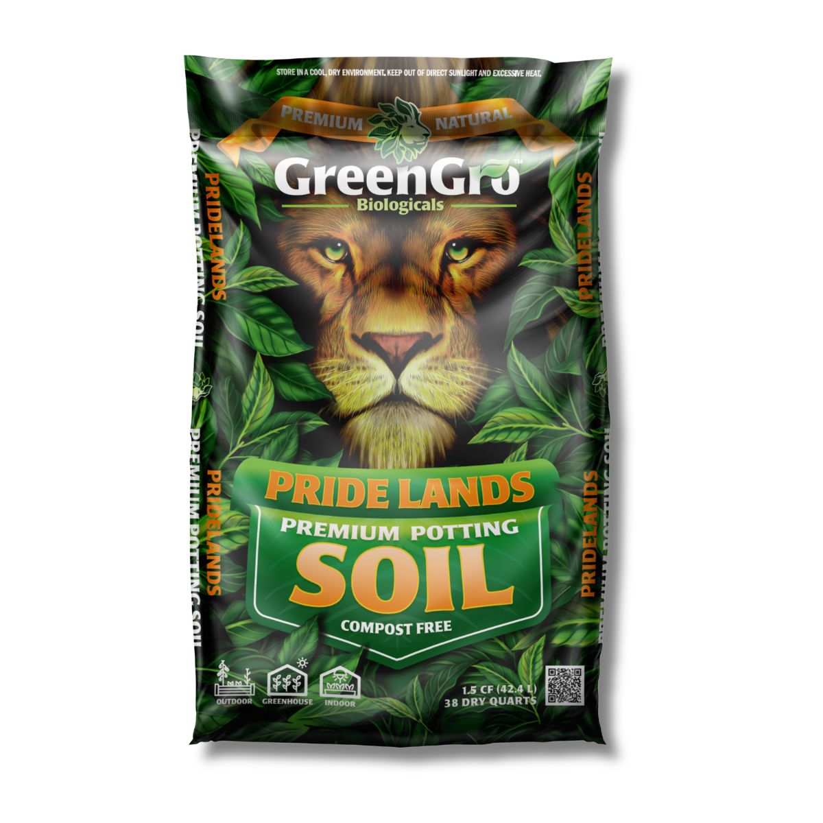GreenGro Pride Lands Premium Potting Soil - 1.5 Cu Ft