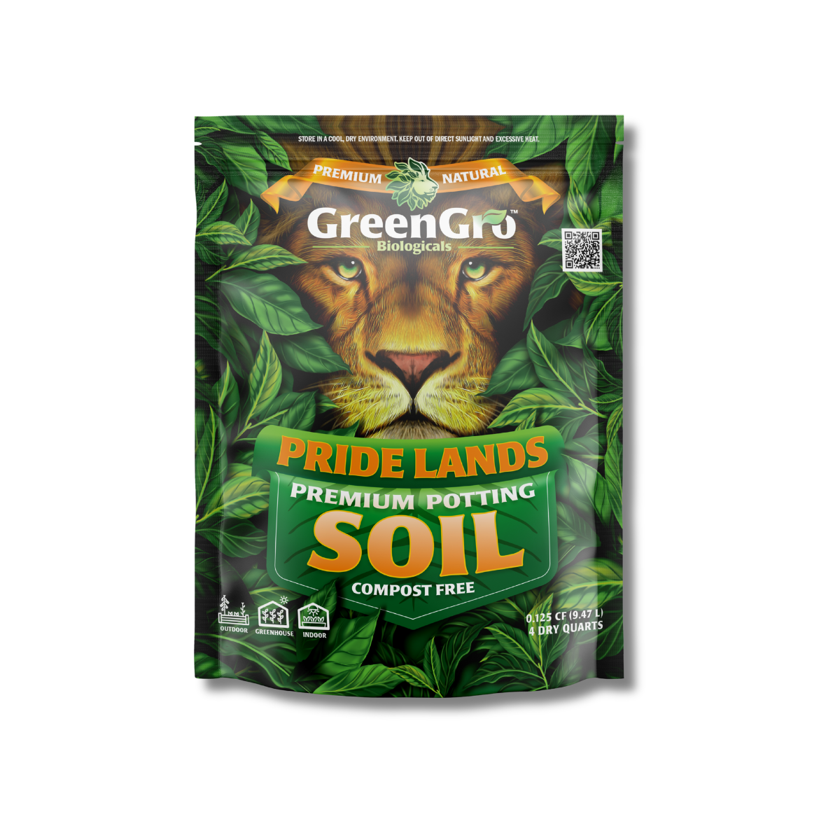 GreenGro Pride Lands Premium Potting Soil - 4 Qt