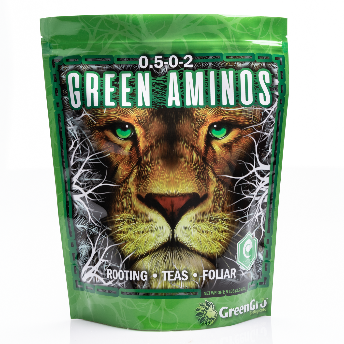 Green aminos Bag Front